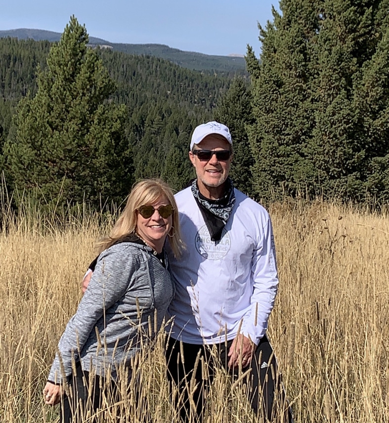 couple in fields